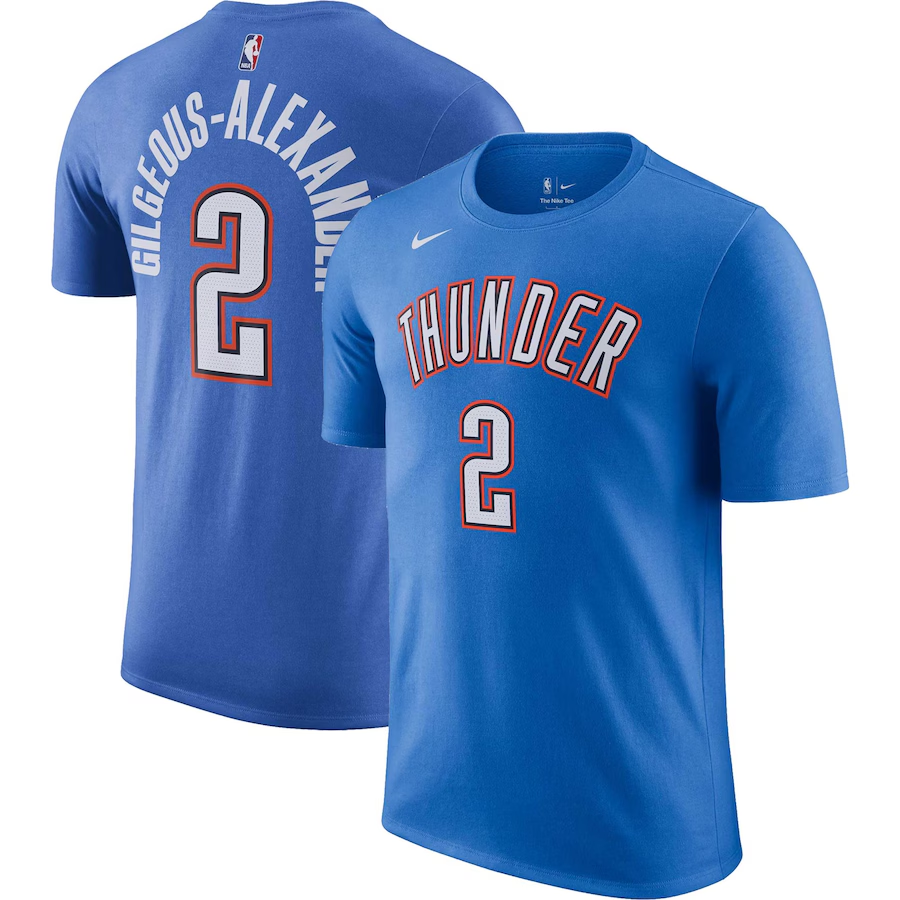 Men Oklahoma City Thunder  short T Shirt 2025 style 10